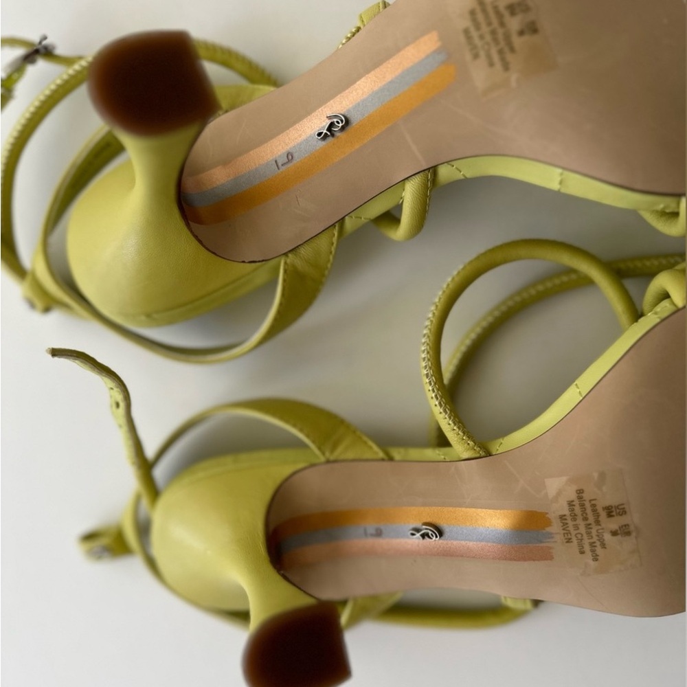 Sam Edelman Women's Heeled Sandal size 9 Kiwi NWT - Picture 4 of 10